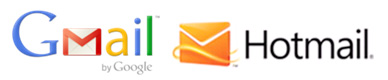 圖片：Gmail, Hotmail